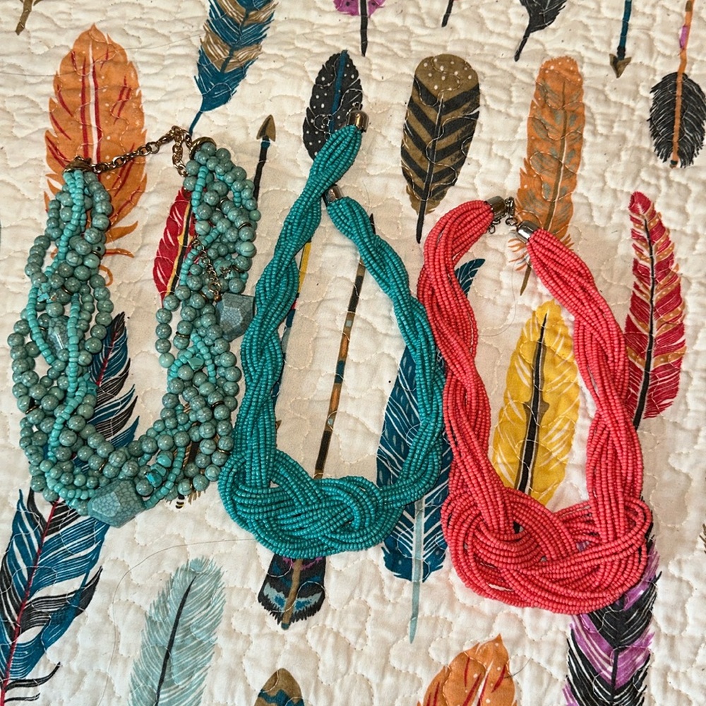 Lot of beaded necklaces